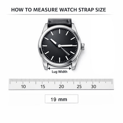 Omax Red Croco Genuine Leather Watch Strap 19mm – Silver Buckle | FS354