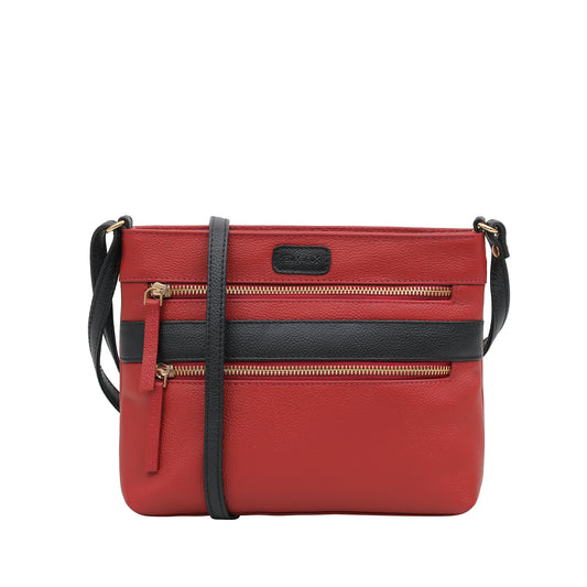 Omax Genuine Leather Sling Bag for Women