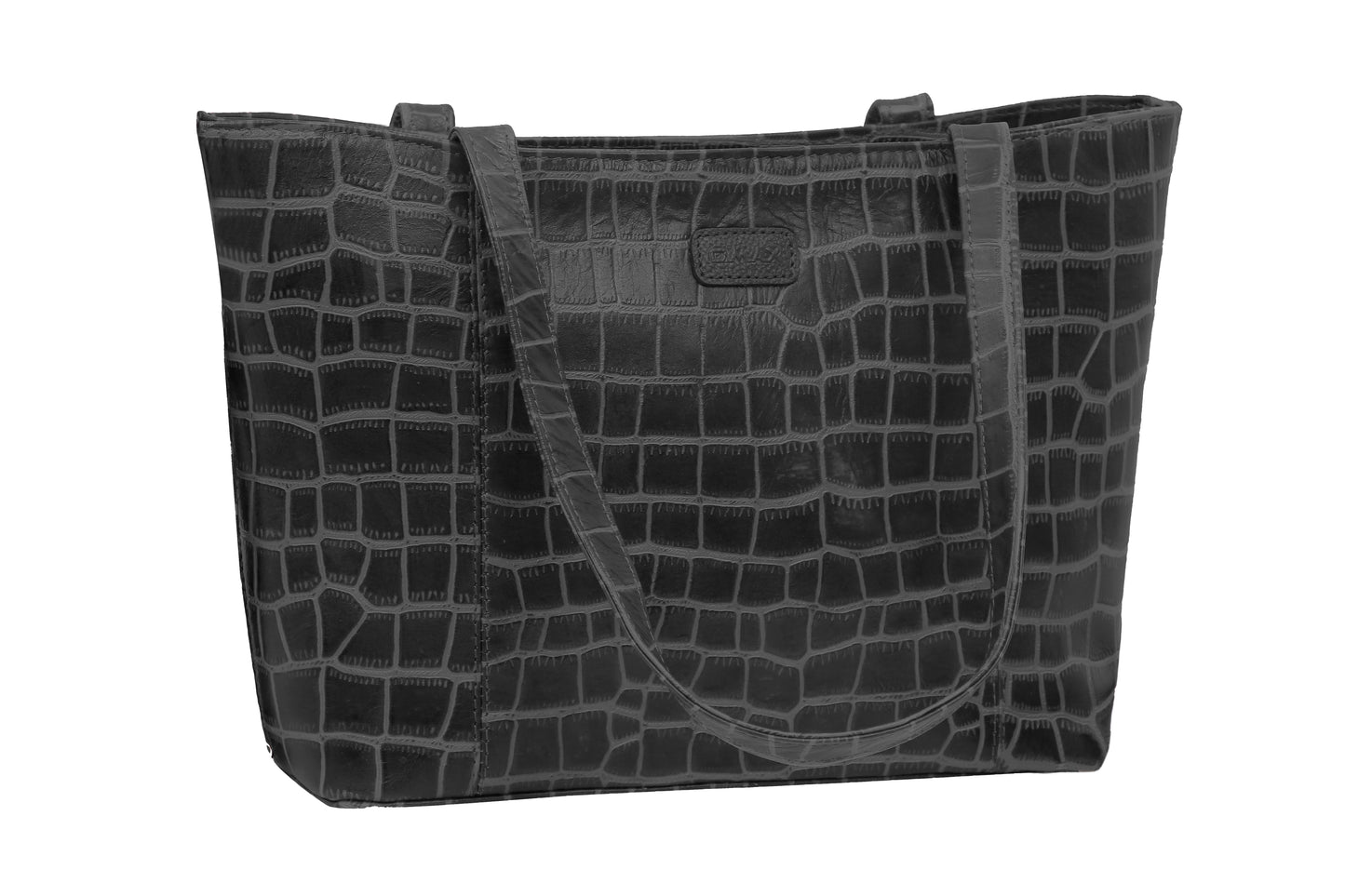 Omax Olive Croco Genuine Leather Hand Bag LTHRL07