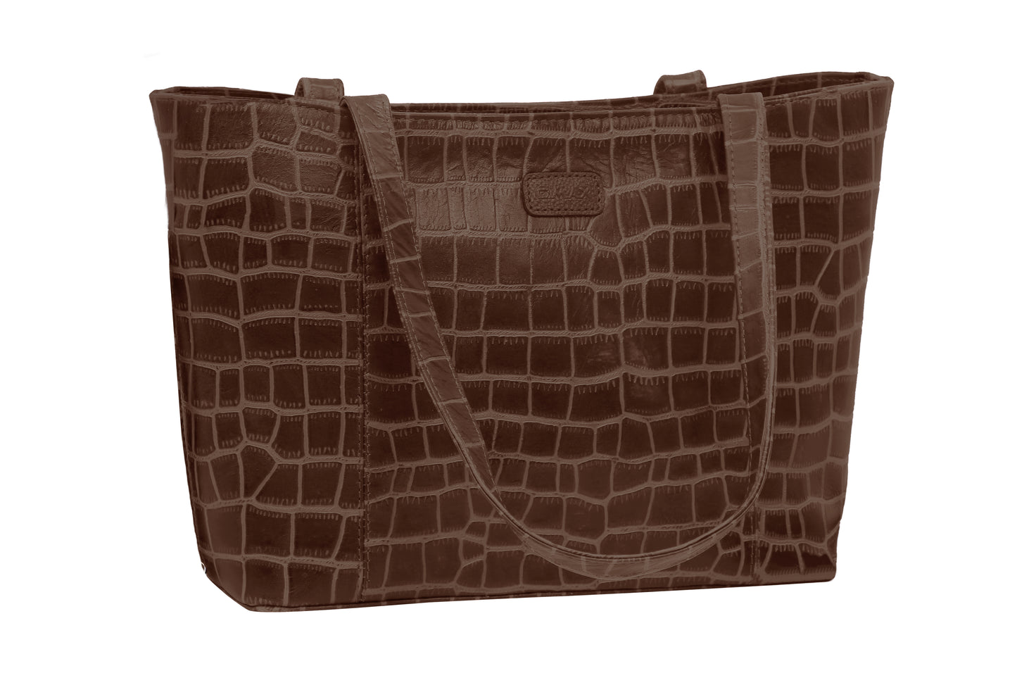 Omax Black Croco Genuine Leather Hand Bag LTHRL07
