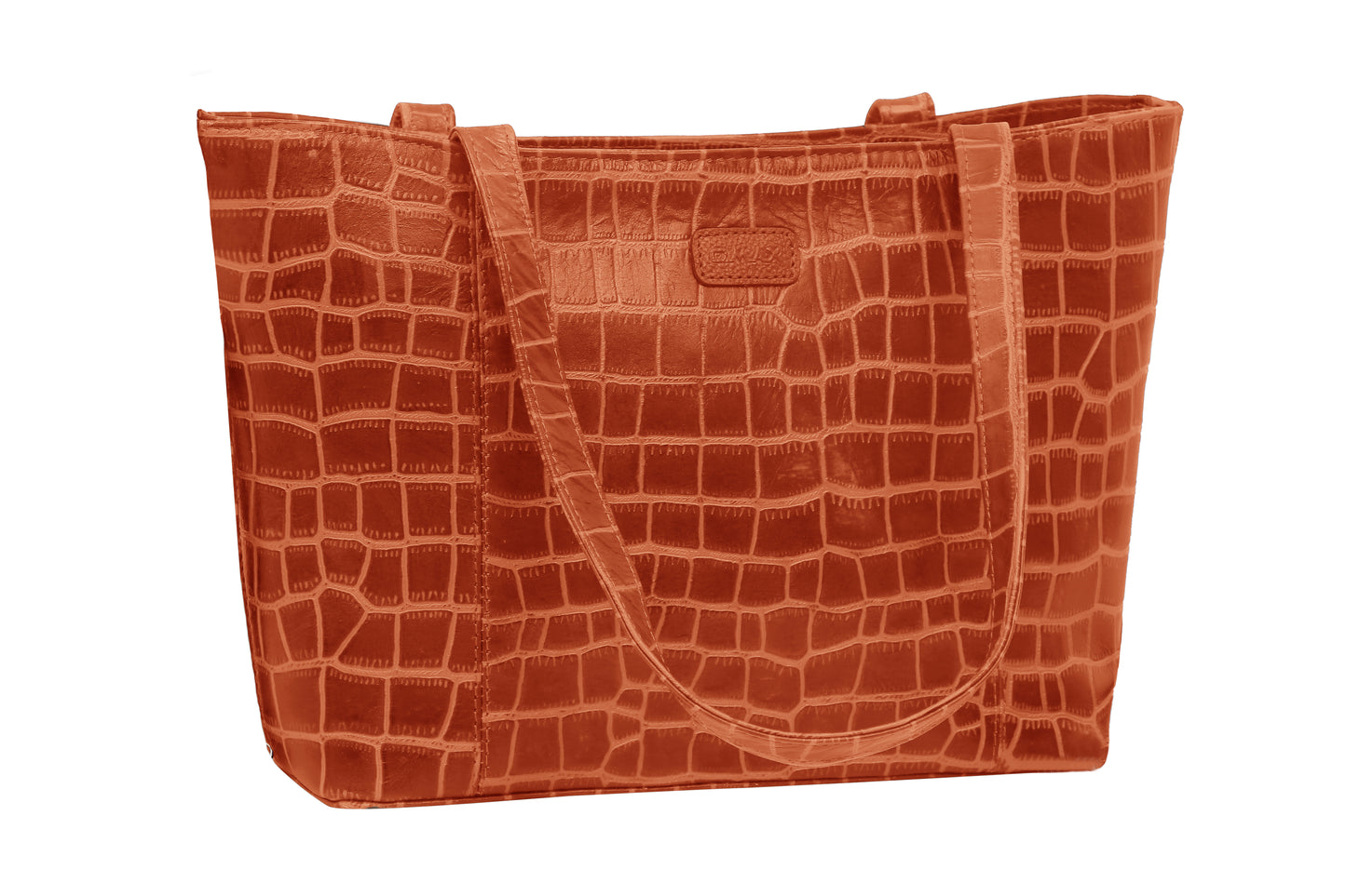 Omax Olive Croco Genuine Leather Hand Bag LTHRL07