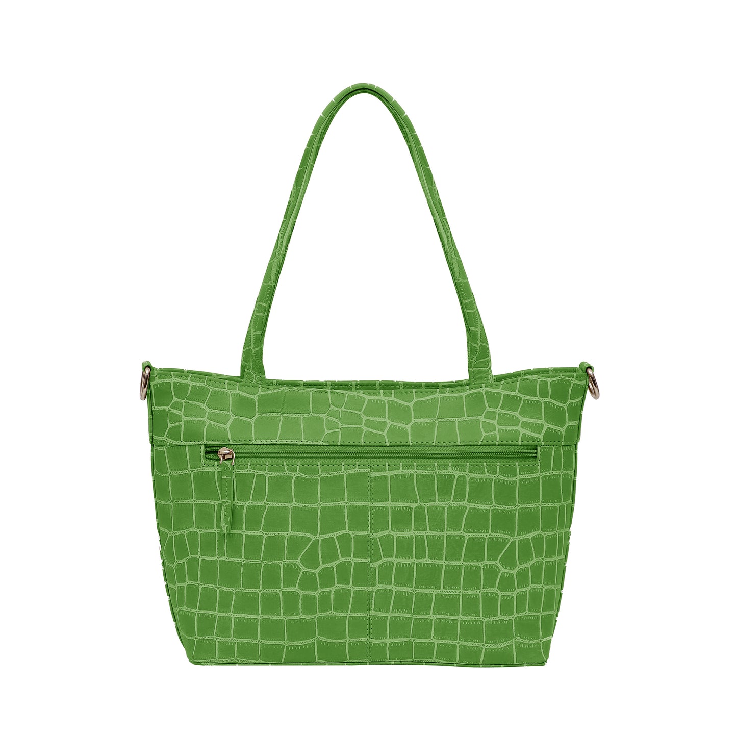 Omax Olive Croco Genuine Leather Hand Bag LTHRL07