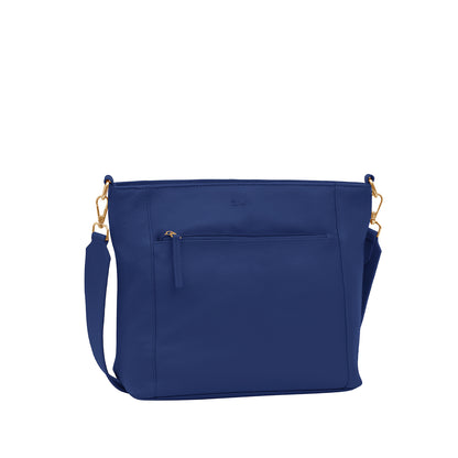 Omax Blue Soft Genuine Leather with Premium Accessories Handbags & Shoulder Bags for Women LTHRL2
