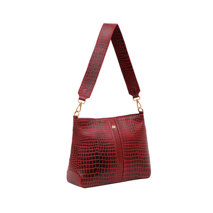 Omax Genuine Leather  Hand Bag for Women