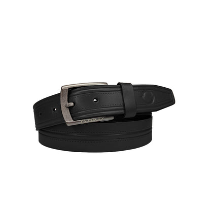 Omax black Genuine Leather Premium Belts for men BLTBTL032