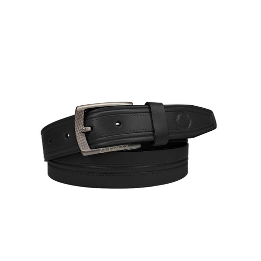 Omax black Genuine Leather Premium Belts for men BLTBTL032