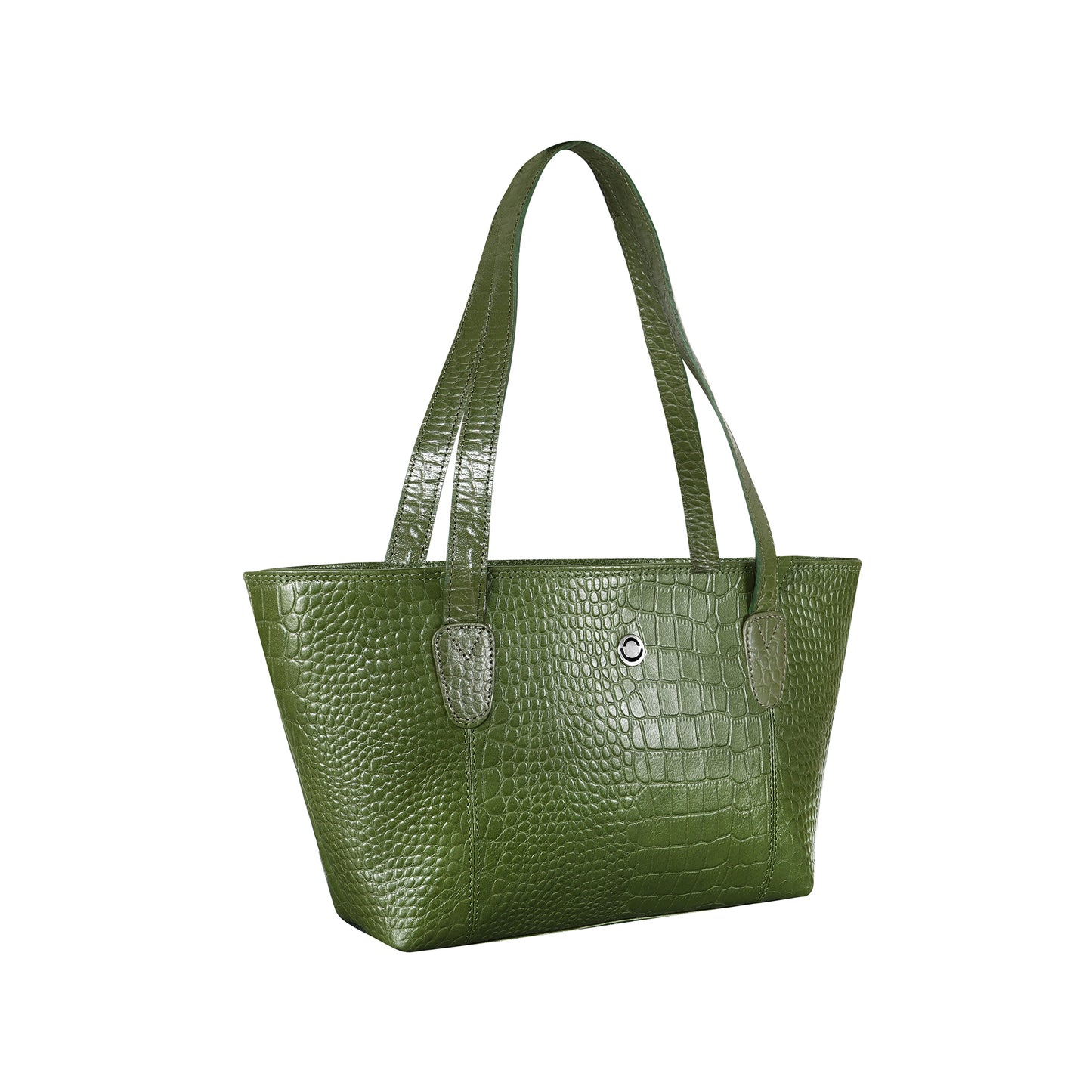 OMAX WOMEN'S CROCO HANDBAG LTHRL07