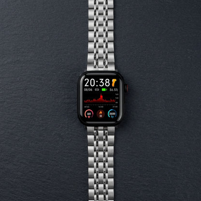 Omax FMS110 All Steel Stainless Steel Apple Watch Strap – 38mm 40mm 41mm