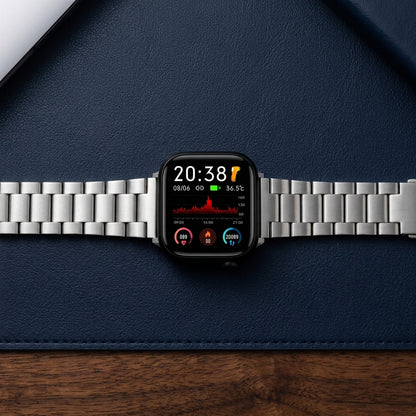Omax FMS115 All Steel Stainless Steel Apple Watch Strap – 38mm 40mm 41mm