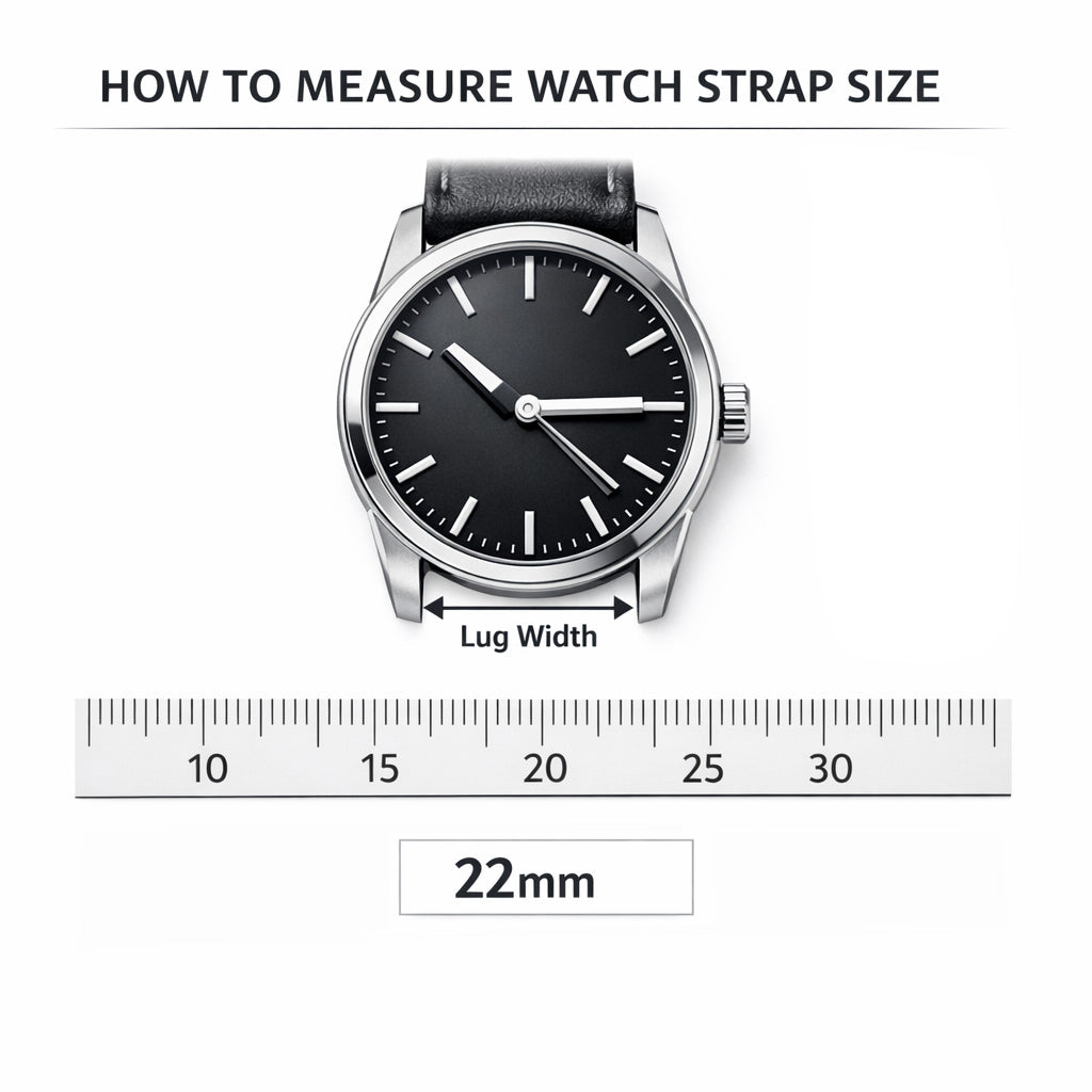 Omax 22mm Tan Leather Watch Strap – Genuine Handmade Omax Strap FS414