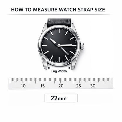 Omax 22mm Tan Leather Watch Strap – Genuine Handmade Omax Strap FS414