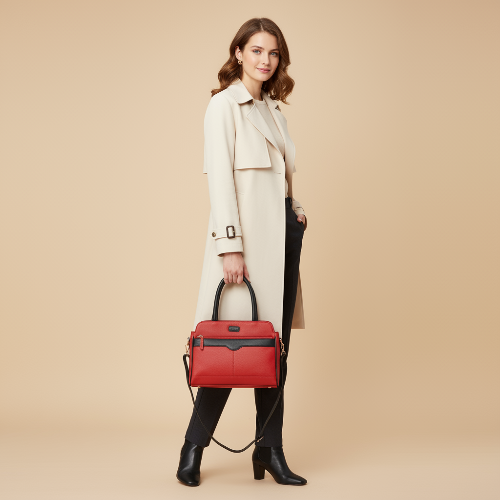 Omax Genuine Leather  Handbag for Women