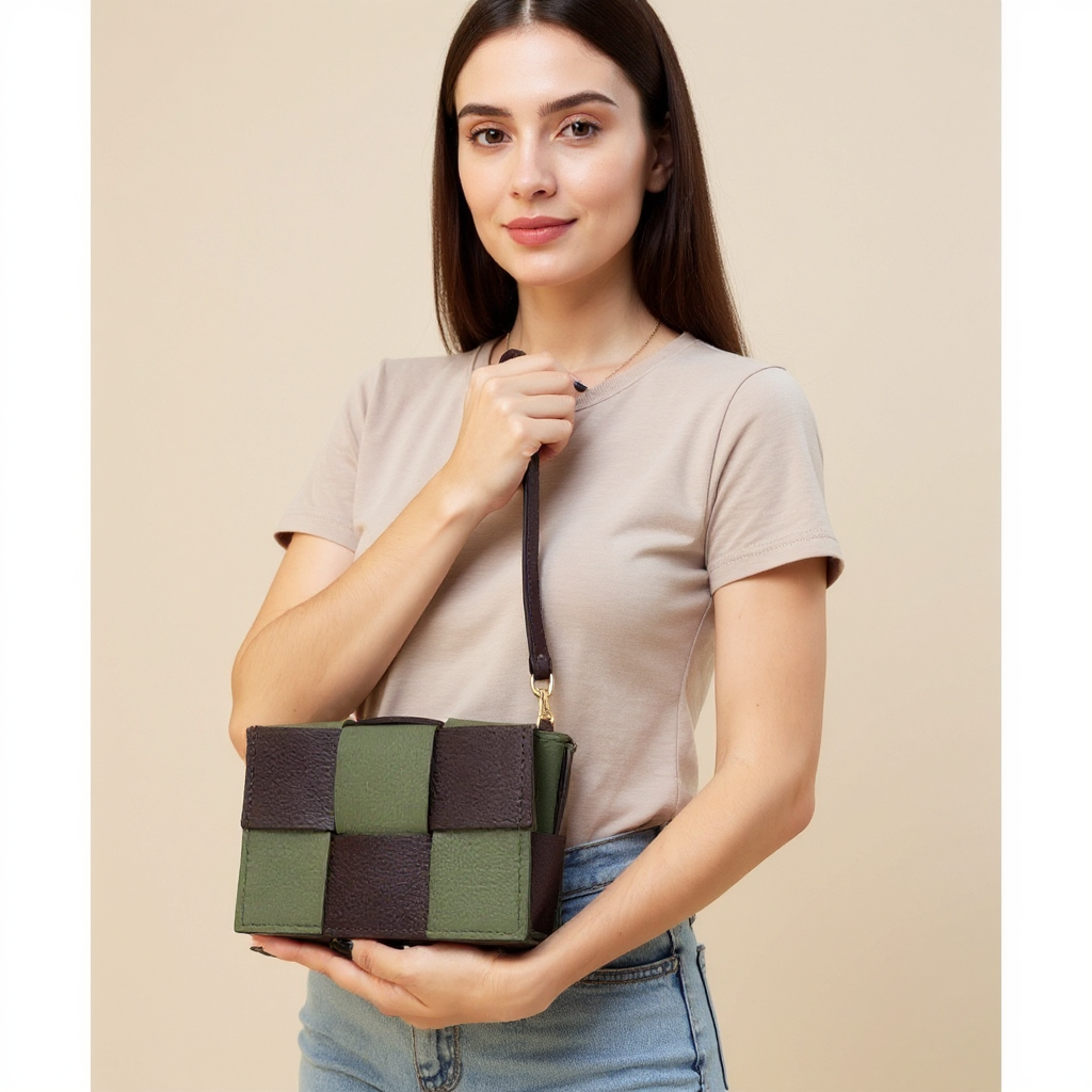 OMAX Real Leather  Mini Cross body handbag for Women-FL49