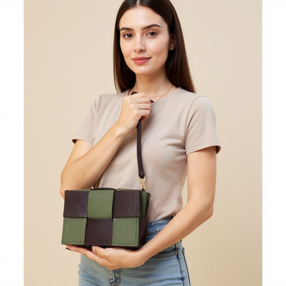 OMAX Real Leather  Mini Cross body handbag for Women-FL49